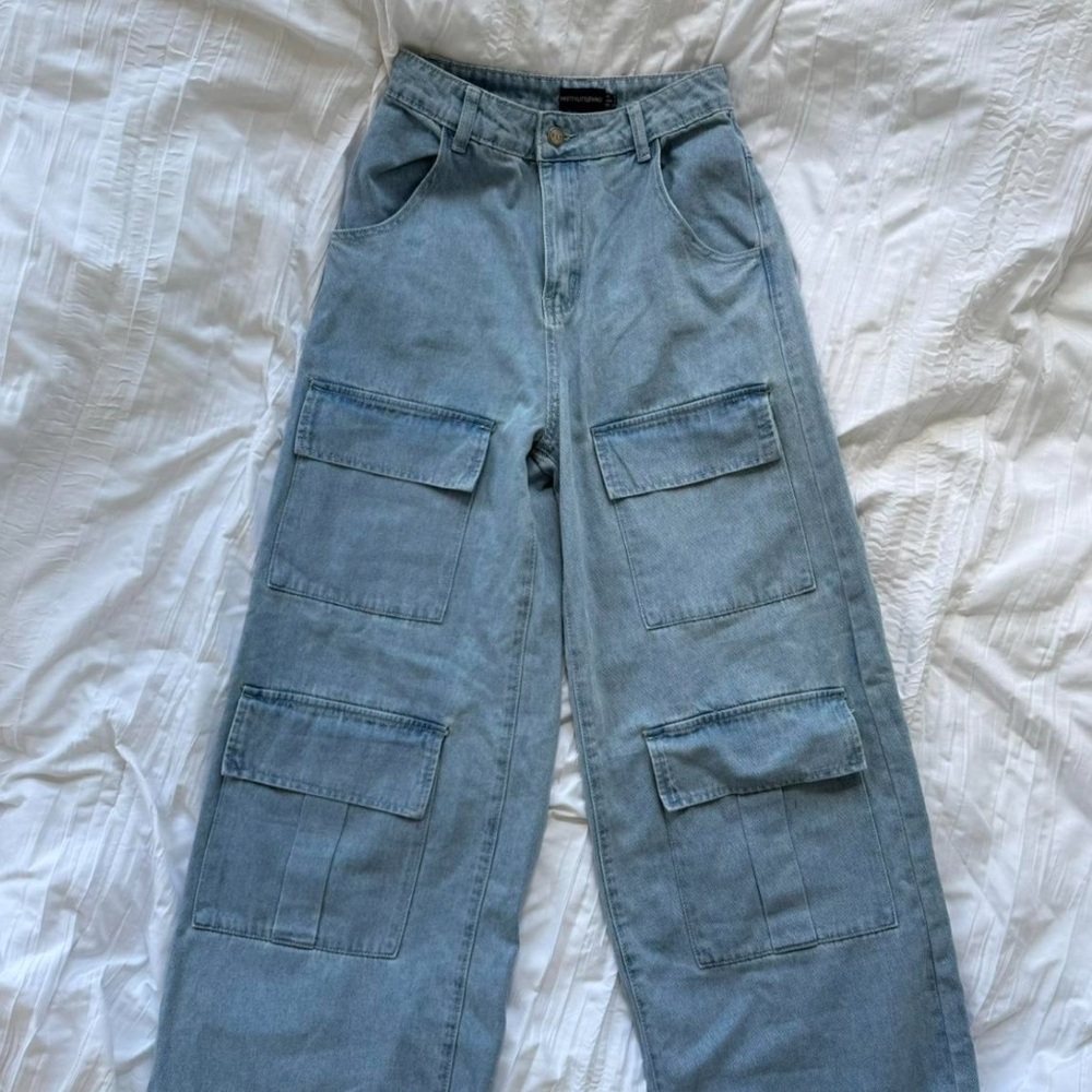 Suuuuper Long/Wide Cargo Jeans